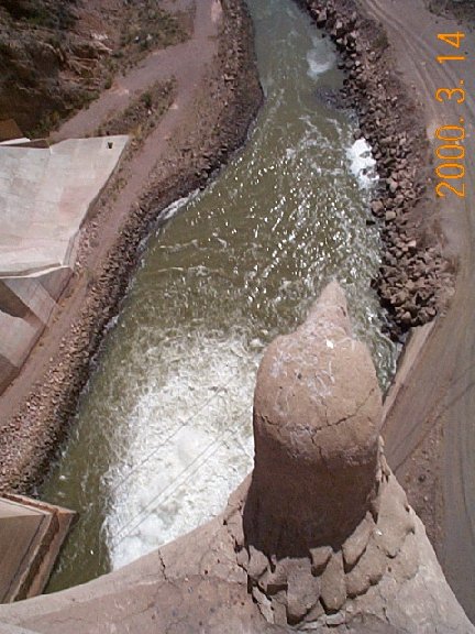 [eagle downstream
side of dam]